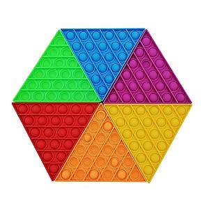 Hexagon Simple Dimple Fidget Toy Pop It Shapes