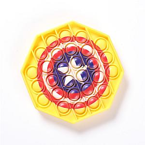 Captain America Shield Simple Dimple Fidget Toy Pop It Characters