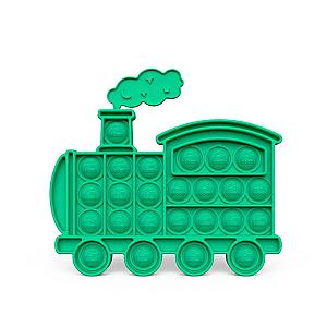 Train Simple Dimple Fidget Toy Pop It Shapes