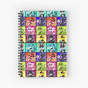 Nightmare Critters All Characters Fanart Poppy Playtime 4 Spiral Notebook