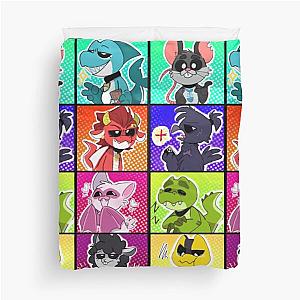 Nightmare Critters All Characters Fanart Poppy Playtime 4 Duvet Cover