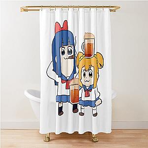 Pop Team Epic Drinking Buddy Shower Curtain