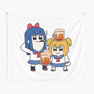 Pop Team Epic Drinking Buddies Tapestry
