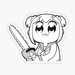 Popuko Chainsaw Pop Team Sticker