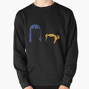 Pop Team Epic - Pipimi and Popuko Silhouette Pullover Sweatshirt