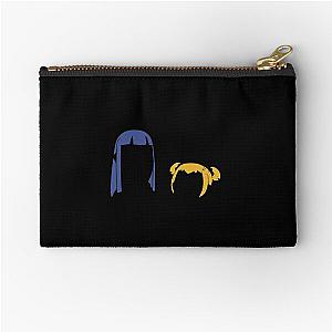 Pop Team Epic - Pipimi and Popuko Silhouette Zipper Pouch
