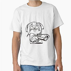 Pop Team Epic Popuko Gun Classic T-Shirt