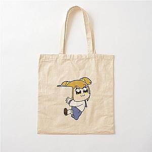 Pop Team Epic Hand on Meme Cotton Bag