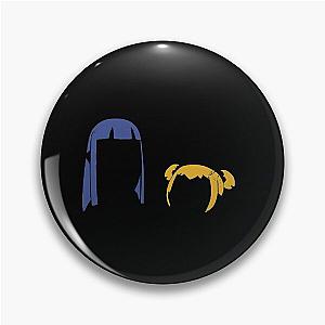 Pop Team Epic - Pipimi and Popuko Silhouette Pin