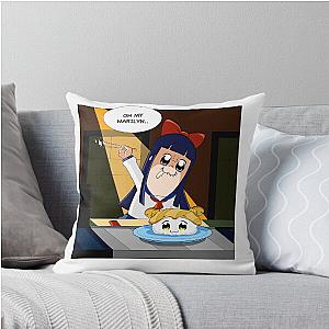 Pop Team Epic fan art throw pillow