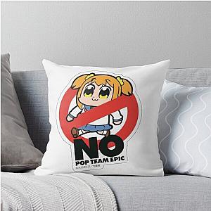 NO Pop Team Epic Throw Pillow