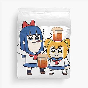 Pop Team Epic Drinking Duvet Cover