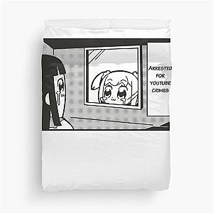 Pop Team Epic Crimes Meme Duvet Cover