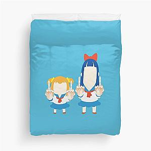 pop team epic Duvet Cover