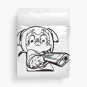 Pop Team Epic Popuko Gun  Duvet Cover