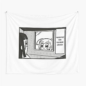 Pop Team Epic Crimes Meme Tapestry