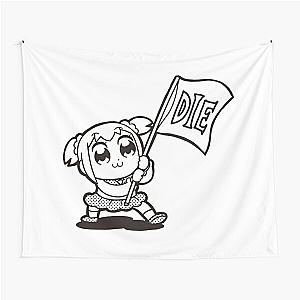 Pop Team Epic Die Meme Tapestry