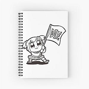 Pop Team Epic Die Meme Spiral Notebook