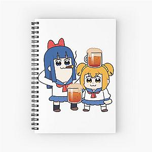 Pop Team Epic - Drinking Buddies Spiral Notebook