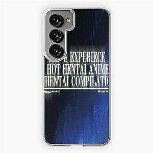 "Let's experience hot hentai anime nhentai compilation" Porter Robinson Ghost Voices style Samsung Galaxy Soft Case