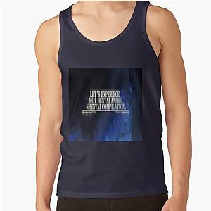 "Let's experience hot hentai anime nhentai compilation" Porter Robinson Ghost Voices style Tank Top