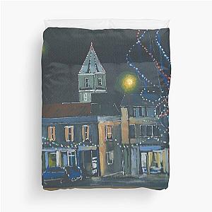 Christmas in Portishead Duvet Cover