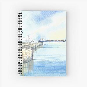 The View From Portishead Marina Spiral Notebook