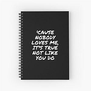 Cause nobody loves me - Portishead - High Quality  Spiral Notebook