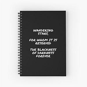 Wandering Stars- Portishead - High Quality  Spiral Notebook