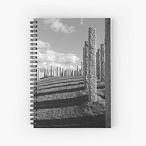 Standing Stone Columns II - Portishead Marina, North Somerset Spiral Notebook