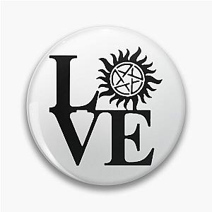 Supernatural - Love Anti-Possession Super Fan Symbol (SPN Fandom) Pin