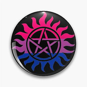 Anti possession symbol bi pride  Pin