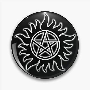 Anti Possession Sigil White Glow Transp Pin