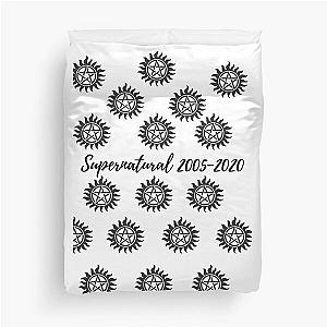 supernatural 2005-2020 possession tattoo pattern Duvet Cover