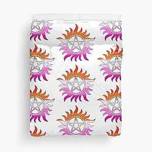 Lesbian Anti Possession Symbol  Duvet Cover