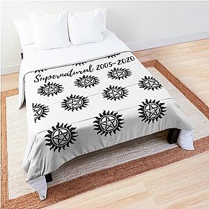 supernatural 2005-2020 possession tattoo pattern Comforter