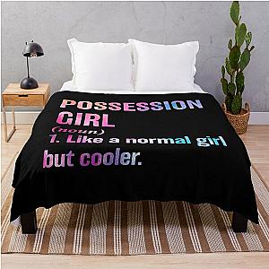 Possession Girl Definition - Funny Possession Lover Throw Blanket