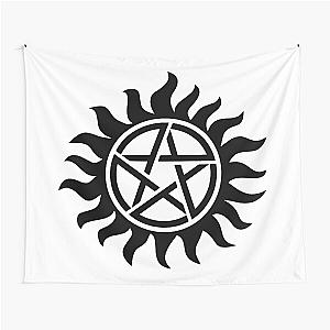 anti possession supernatural tattoo spn Tapestry