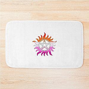 Lesbian Anti Possession Symbol  Bath Mat