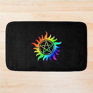 Supernatural Rainbow Anti-Possession Sigil (Part 2) Bath Mat