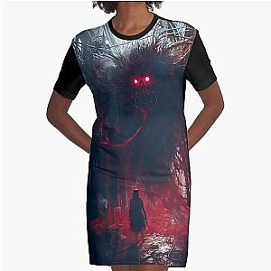 Demonic Possession Graphic T-Shirt Dress