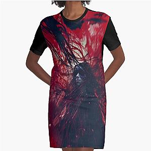 Demonic Possession Graphic T-Shirt Dress