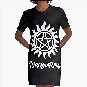 anti possession supernatural tattoo  Graphic T-Shirt Dress