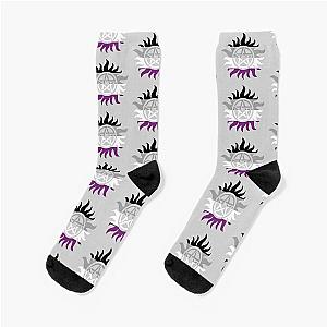 Asexual Anti-Possession Symbol Socks