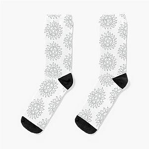 Supernatural Anti-Possession Symbol Socks