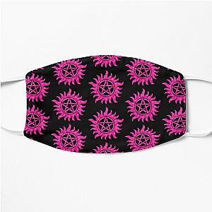 Pink Anti-Possession Symbol (Black) Flat Mask