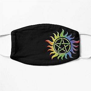 Rainbow Anti Possession Tattoo Flat Mask