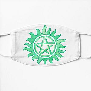 Green Supernatural Anti-Possession Symbol Flat Mask