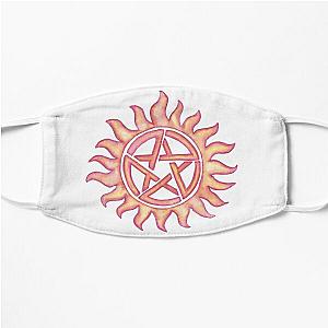 Supernatural Anti Possession Symbol RedOrange Flat Mask