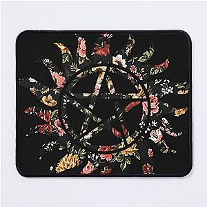 Floral Anti-Possession Symbol Mouse Pad